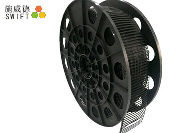 길이 150mm 지구 나일론 케이블 동점 폭 3.6mm 까만 플라스틱 동점